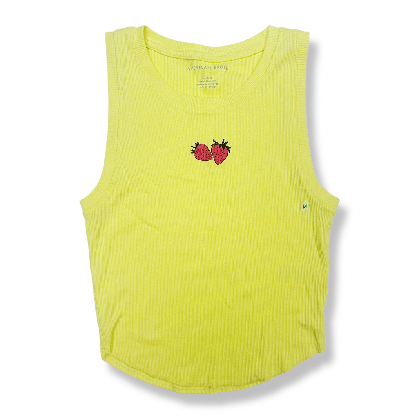 American Eagle Strawberry Baby Tank - Size M