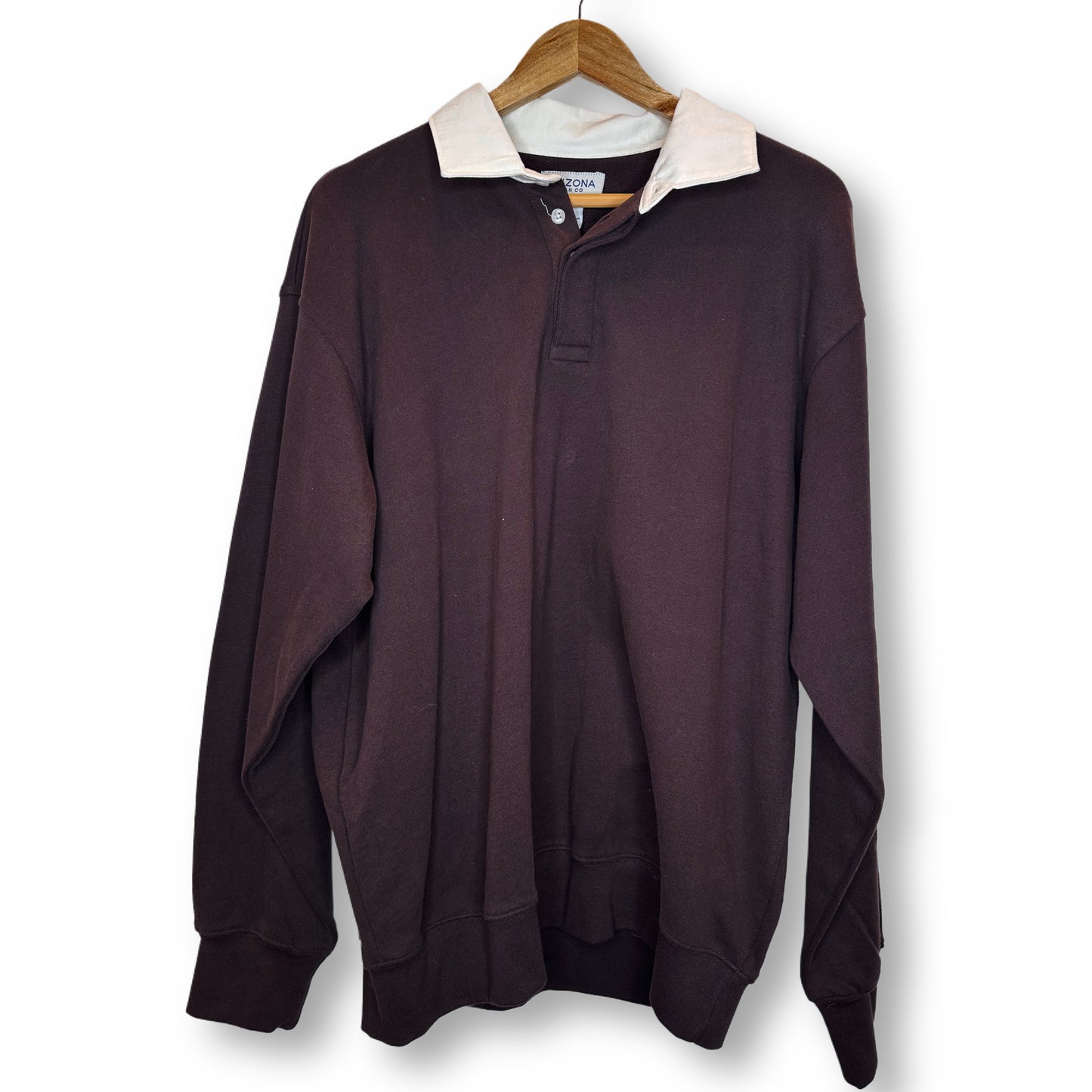 Men’s Arizona Brown Collared Top - Size M