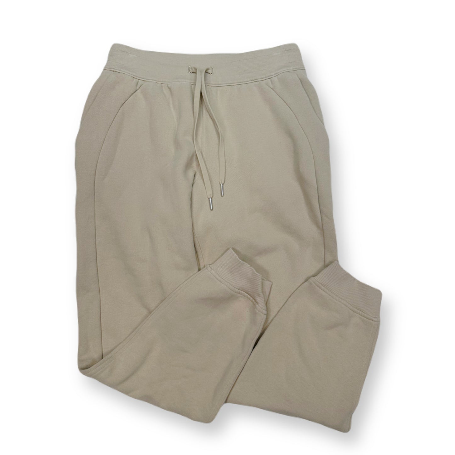 Lululemon Beige Fleece Joggers - Size 8