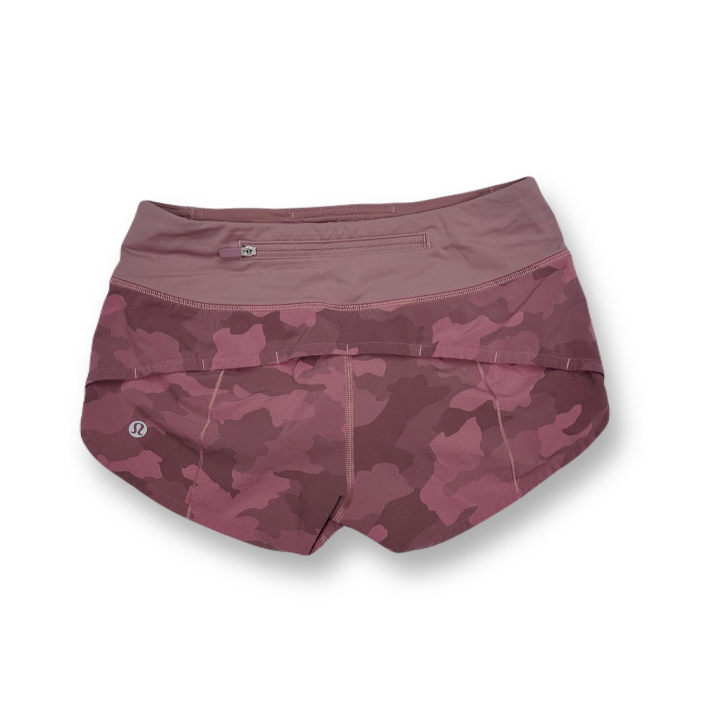 Lululemon Pink Camo Shorts - Size 0