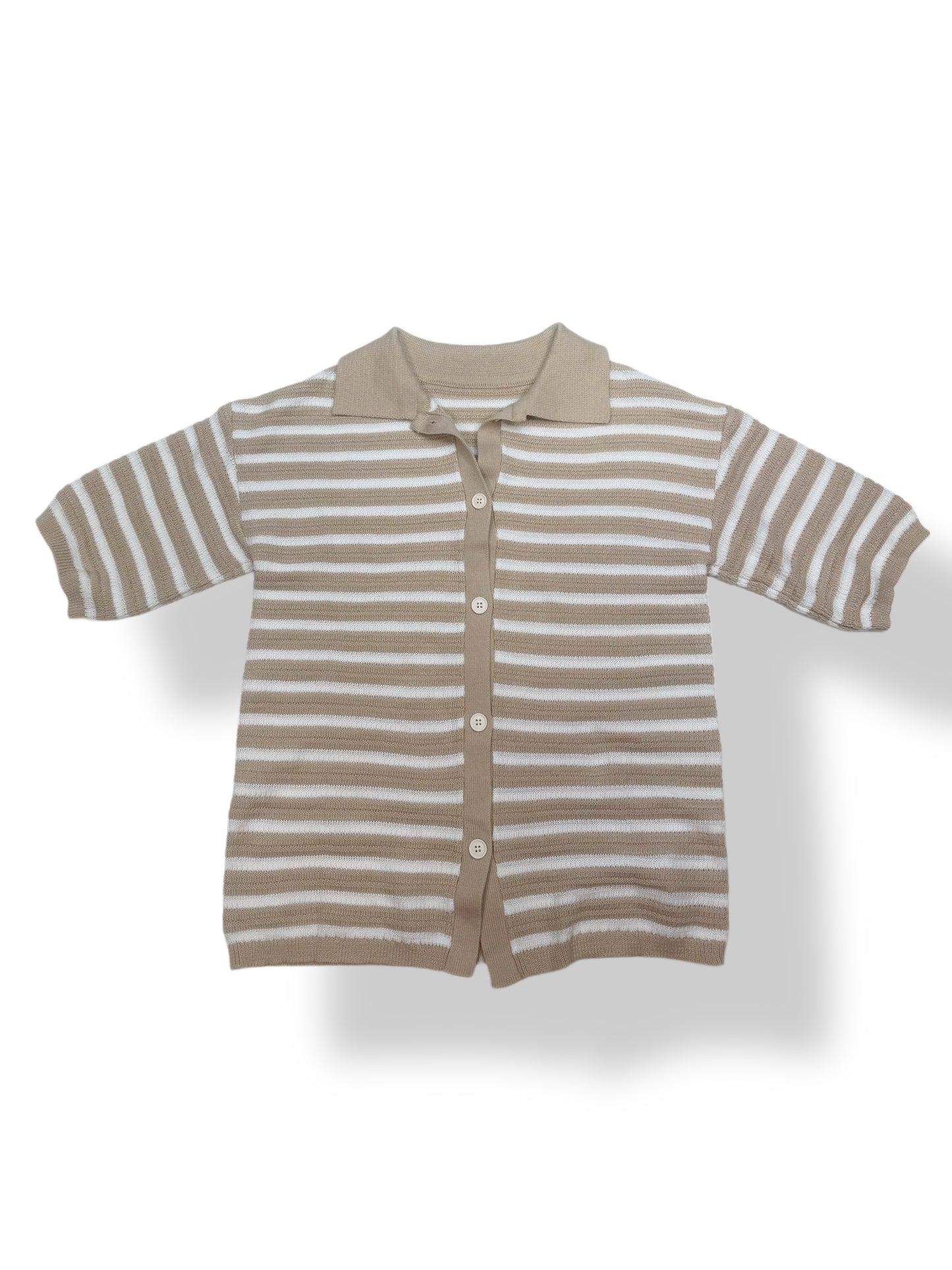 Miscellaneous Stripe Button Shirt- Size L