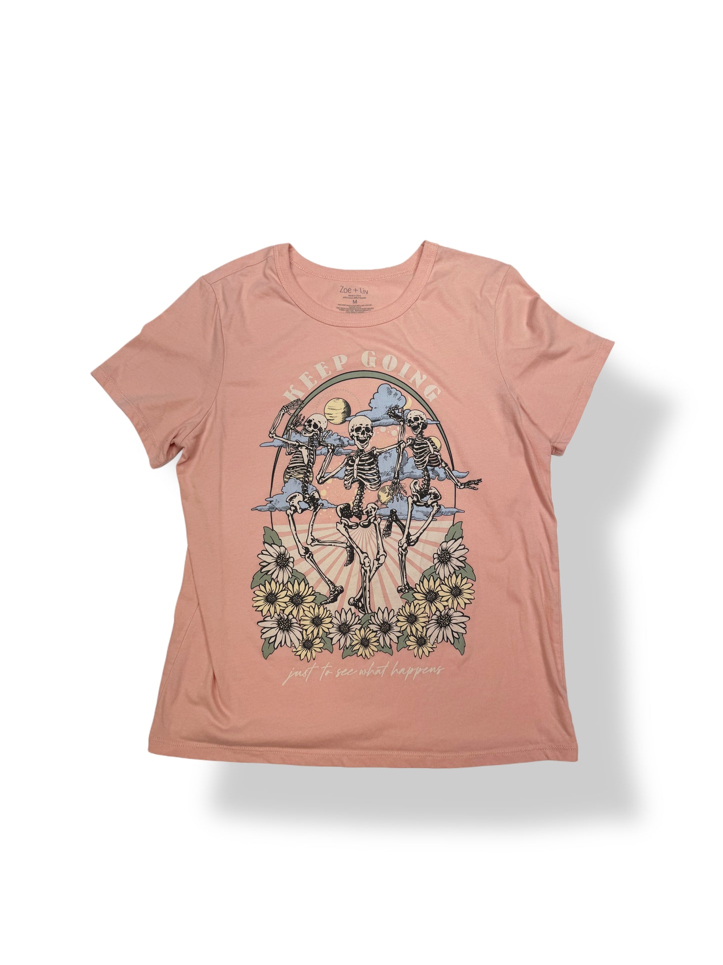 Zoe + Liv Graphic Tee- Size M