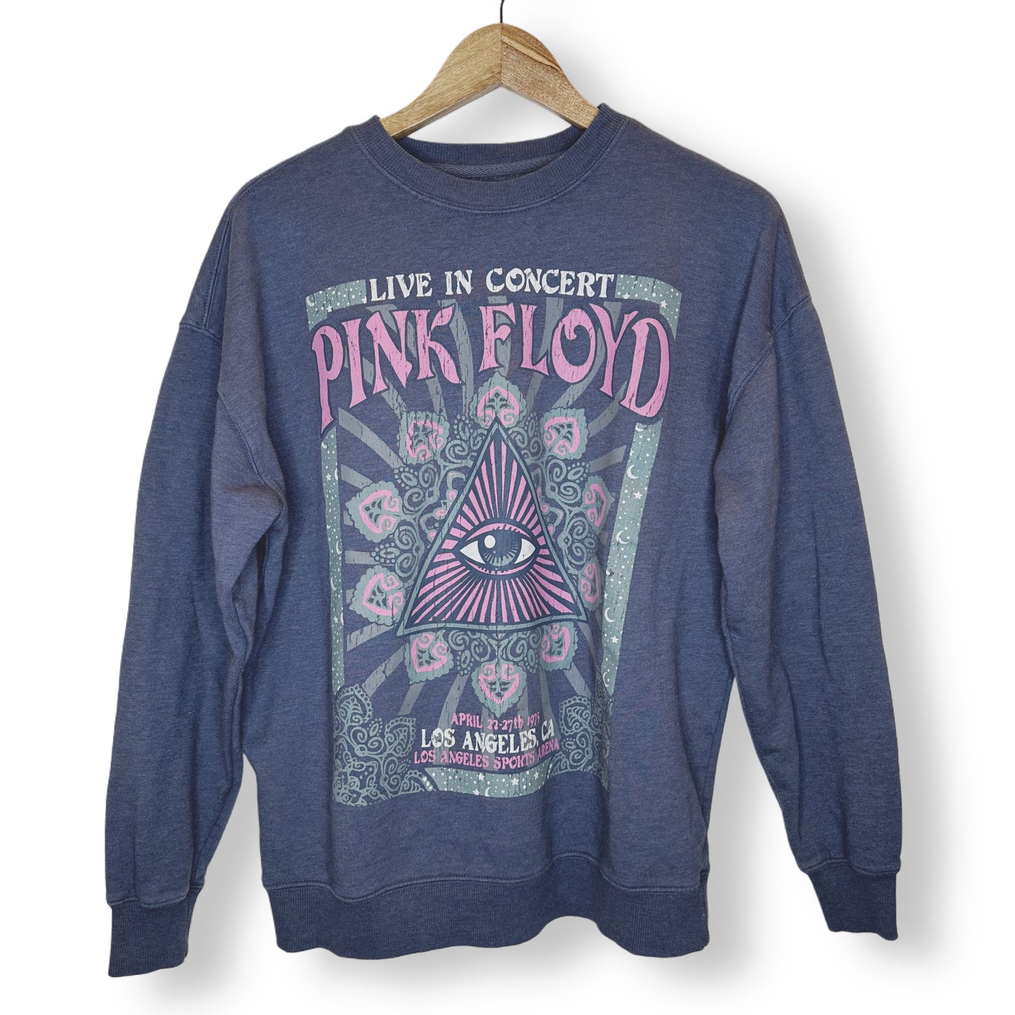 Goodie Two Sleeves Pink Floyd Crewneck - Size S