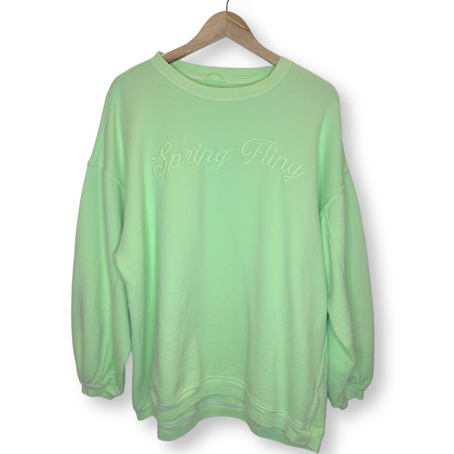 Aerie Embroidered ‘Spring Fling’ Crewneck - Size M