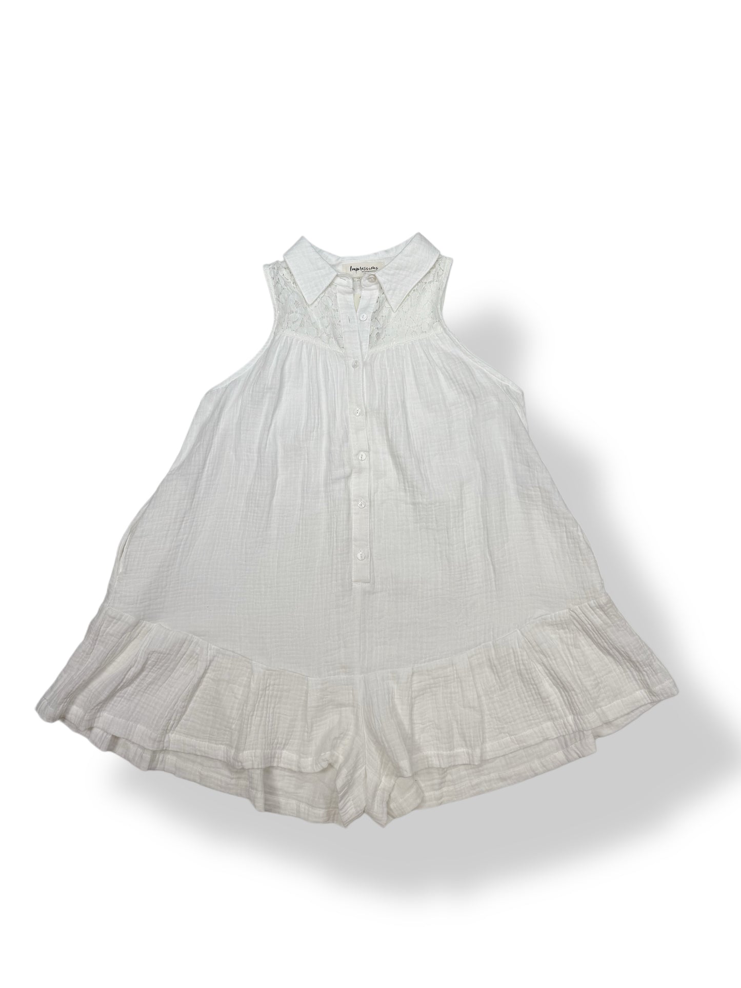 NWT Impressions Romper- Size Small