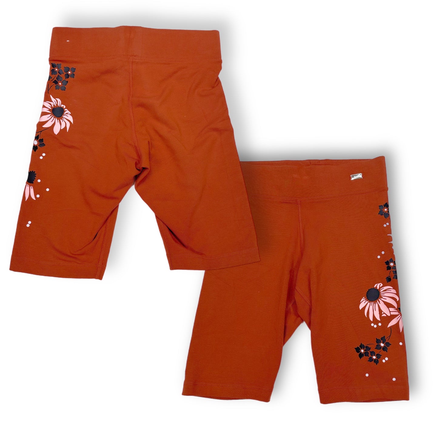Nike Burnt Orange Biker Shorts - Size XS