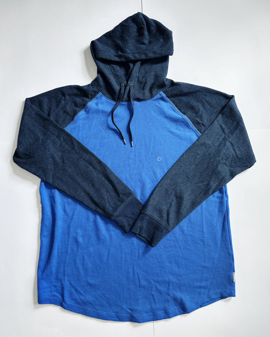 Men's Blue American Eagle Hooded Top - Size L