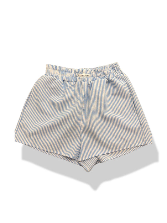 Missguided Blue gingham shorts- Size M