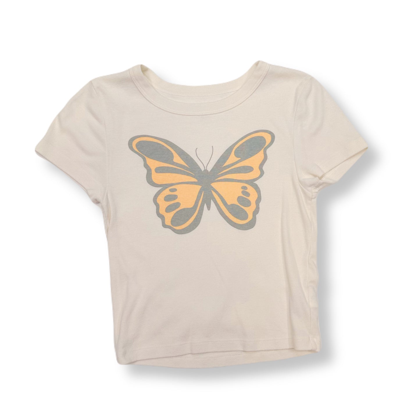 American Eagle Butterfly Baby Tee - Size M