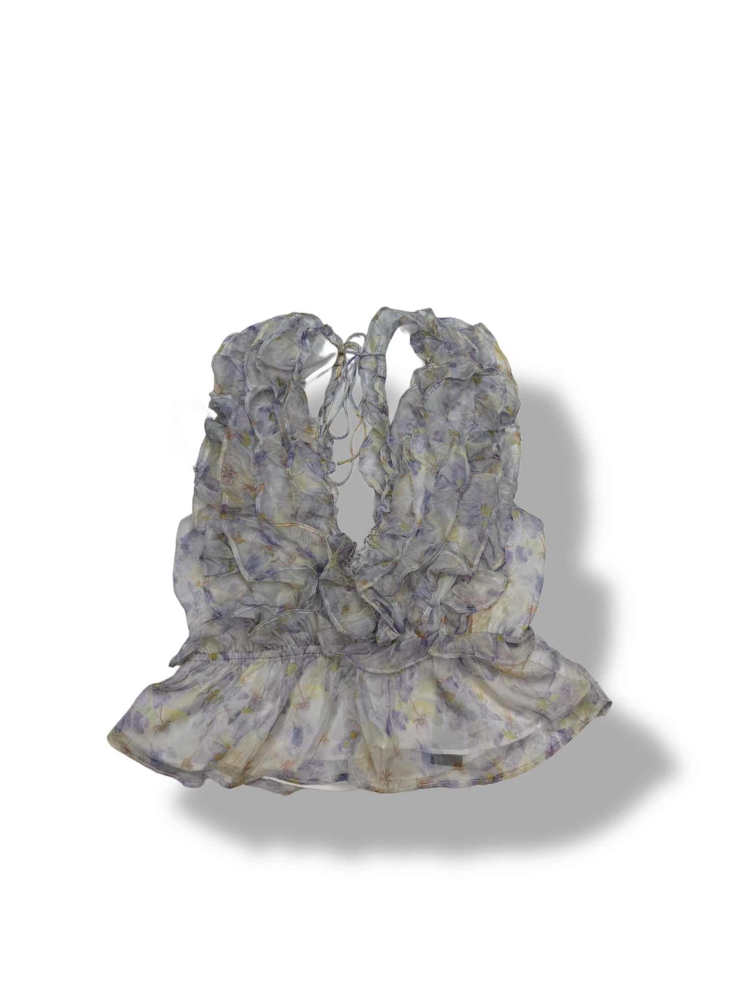 Lulus NWT ruffle tank- Size L