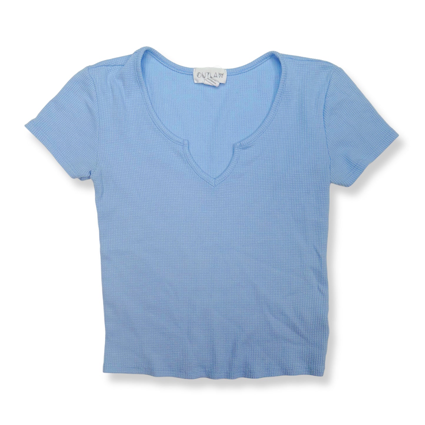 Outlaw Waffle Knit Baby Tee - Size S