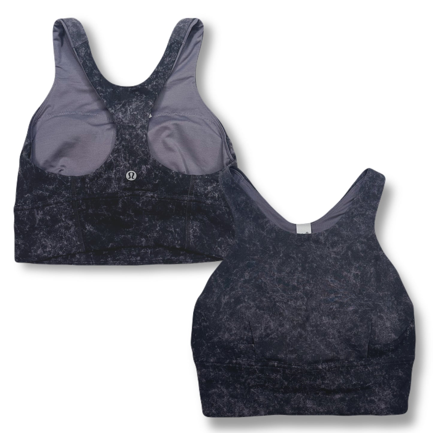 Lululemon Purple Marbled Sports Bra - Size 4