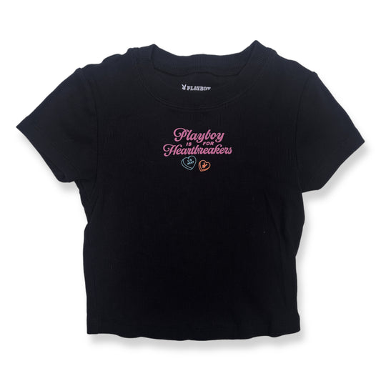Pacsun Playboy Heartbreaker Baby Tee - Size XS