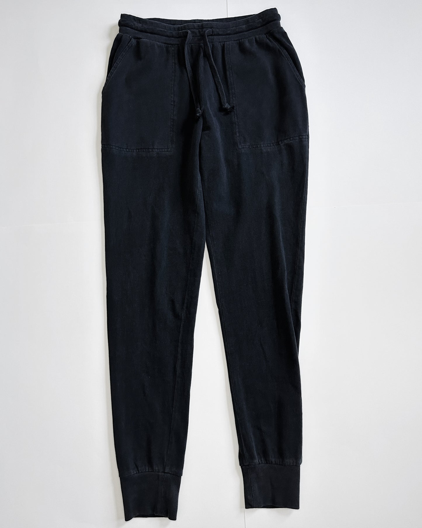 Double Zero Black Joggers - Size M