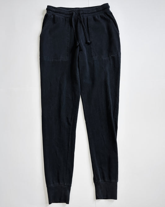 Double Zero Black Joggers - Size M