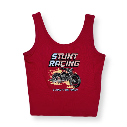 'Stunt Racing' Graphic Tank - Size M