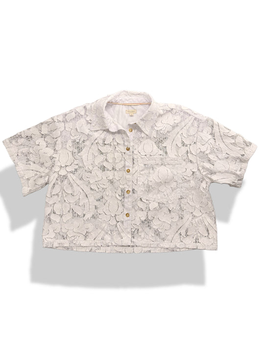 Pilcro lace top- Size S