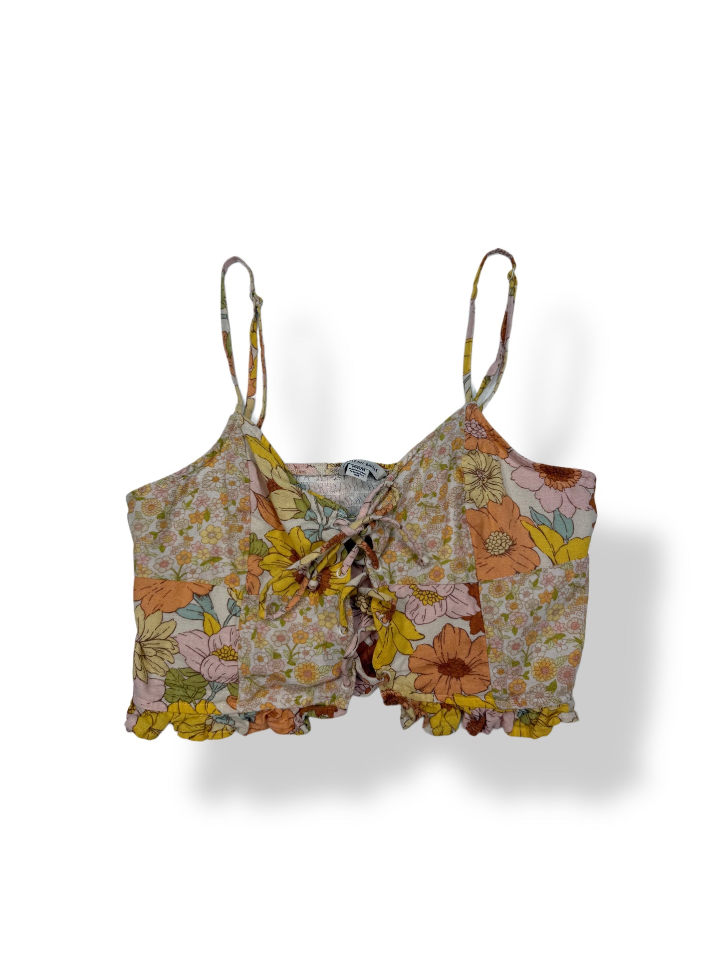 American Eagle Floral Tank- Size M