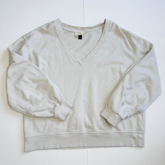 Universal Thread Cropped Deep V Crewneck - Size XXL