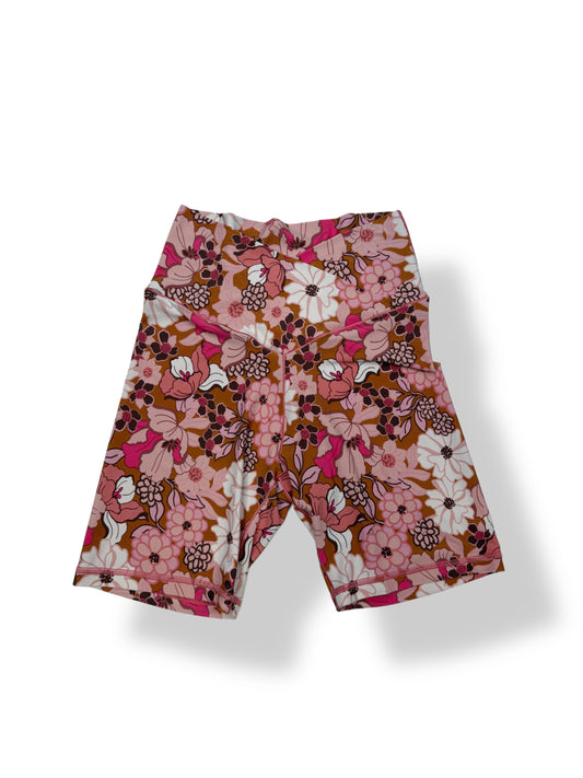 Aerie Floral Athletic Shorts- Size Large