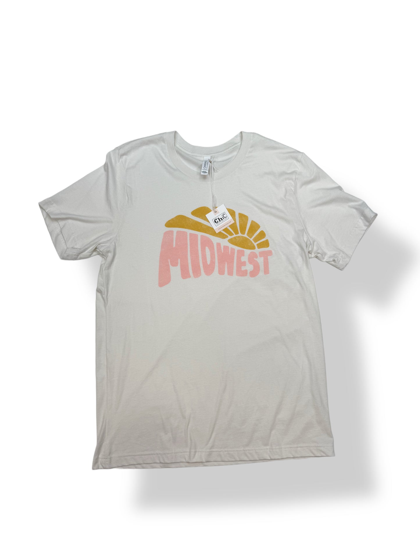 NWT Chic Boutique Midwest Tee- Size Large