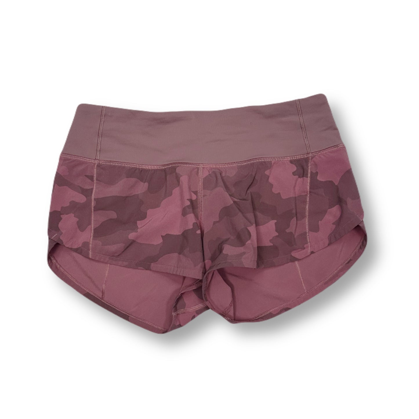Lululemon Pink Camo Shorts - Size 0