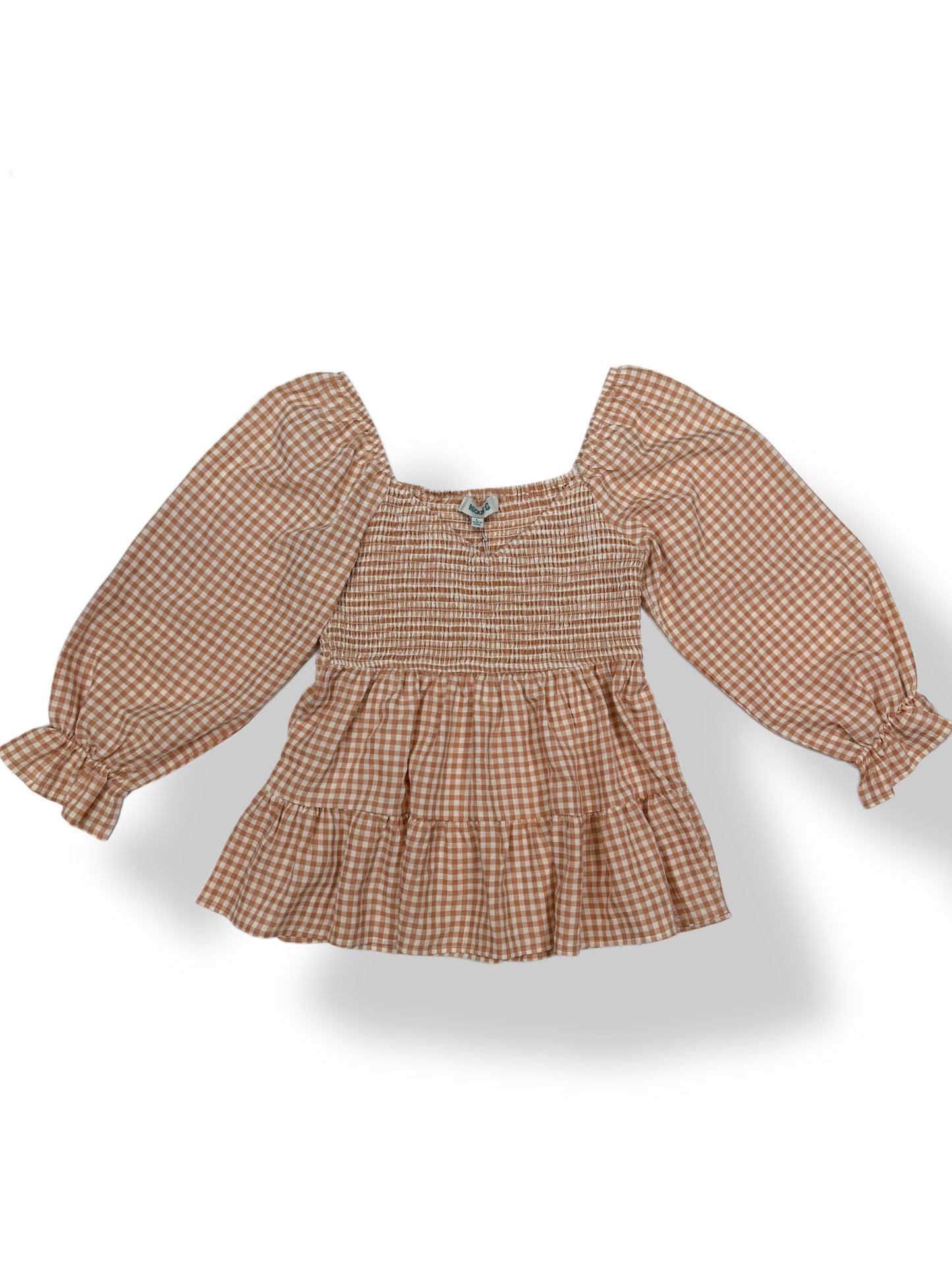 Rockin G Gingham Long Sleeve- Size L￼