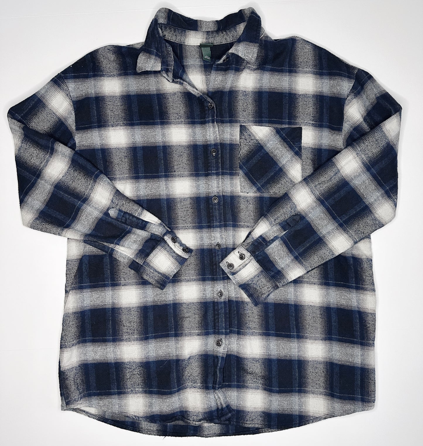 Wild Fable Navy Flannel - Size L