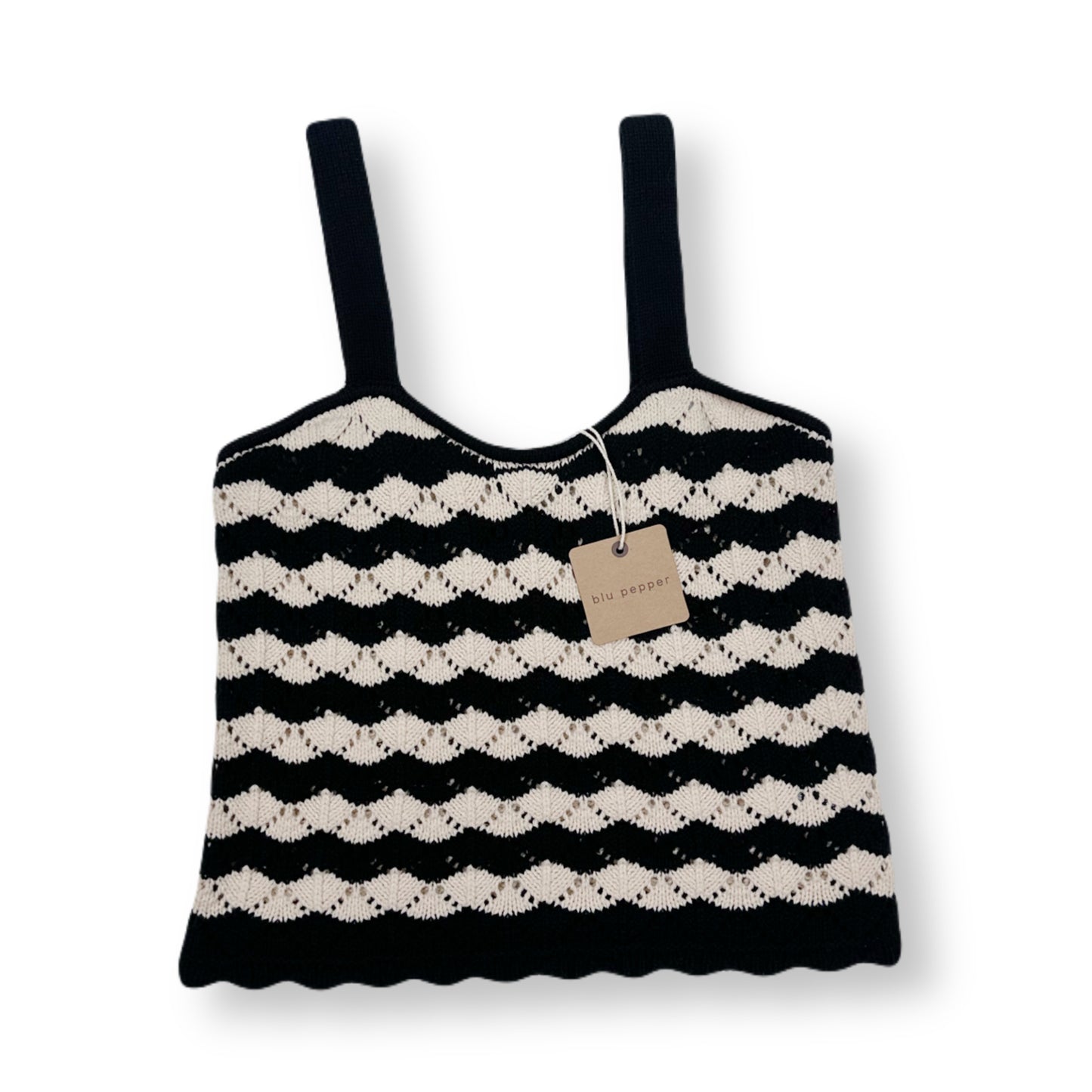 Blu Pepper Crocheted Tank (NWT) - Size S