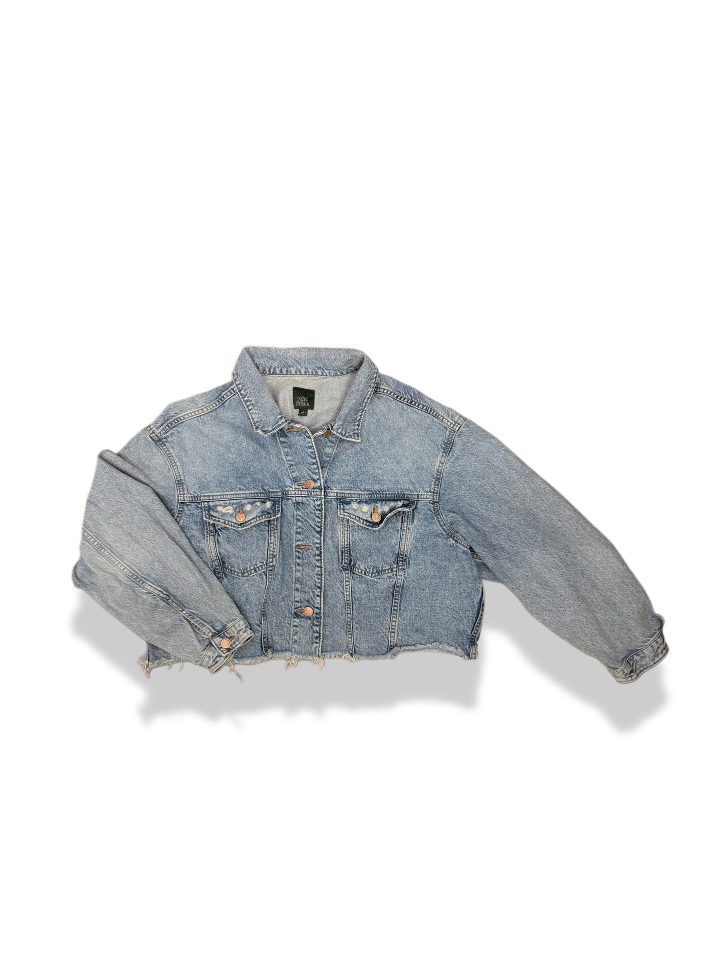 Cropped Wild Fable Jean Jacket- Size L