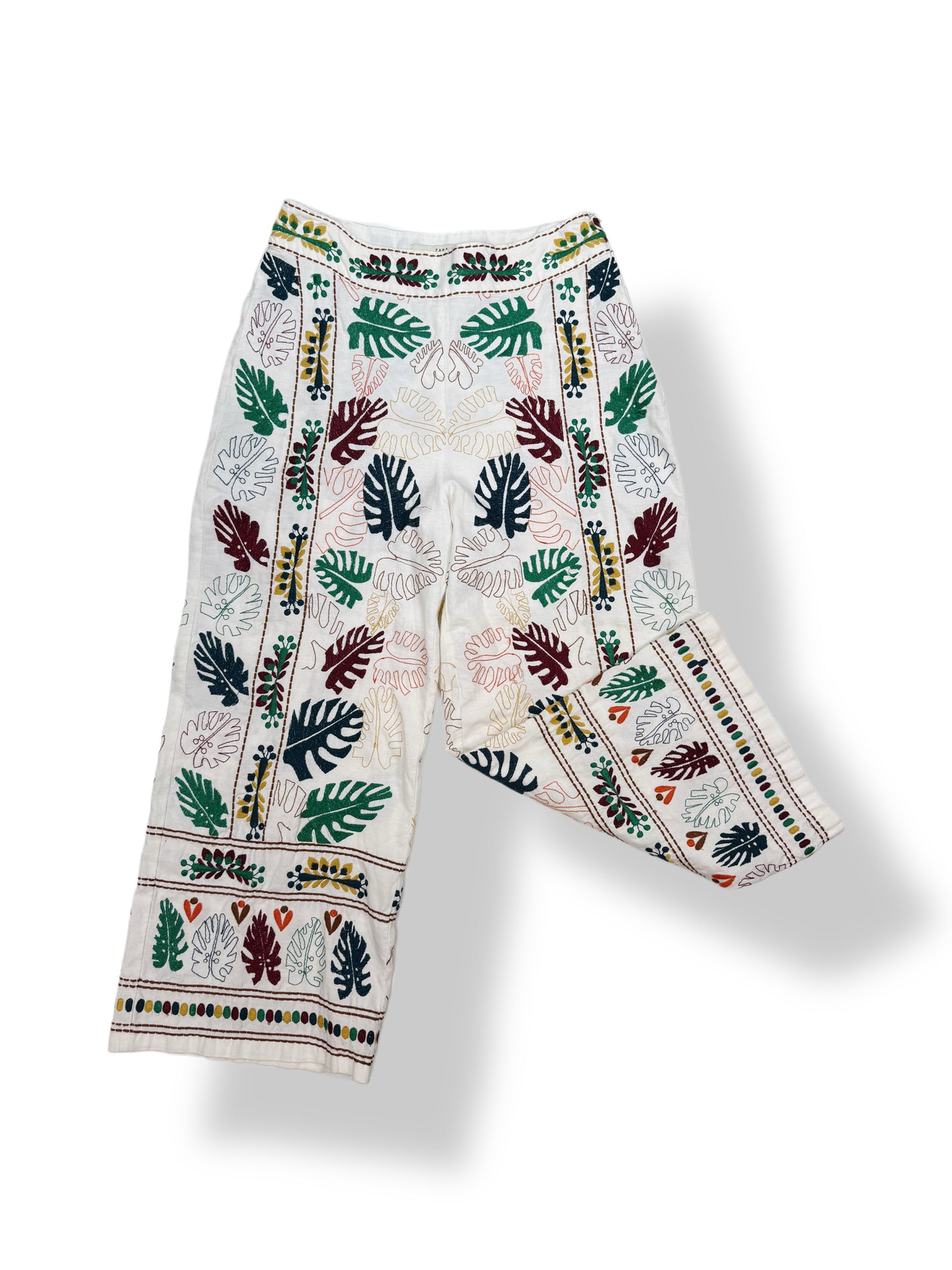 Zara Pattern Pants- Size S