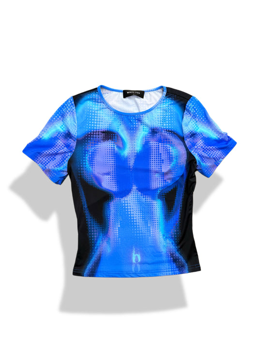 White Fox Top- Size S